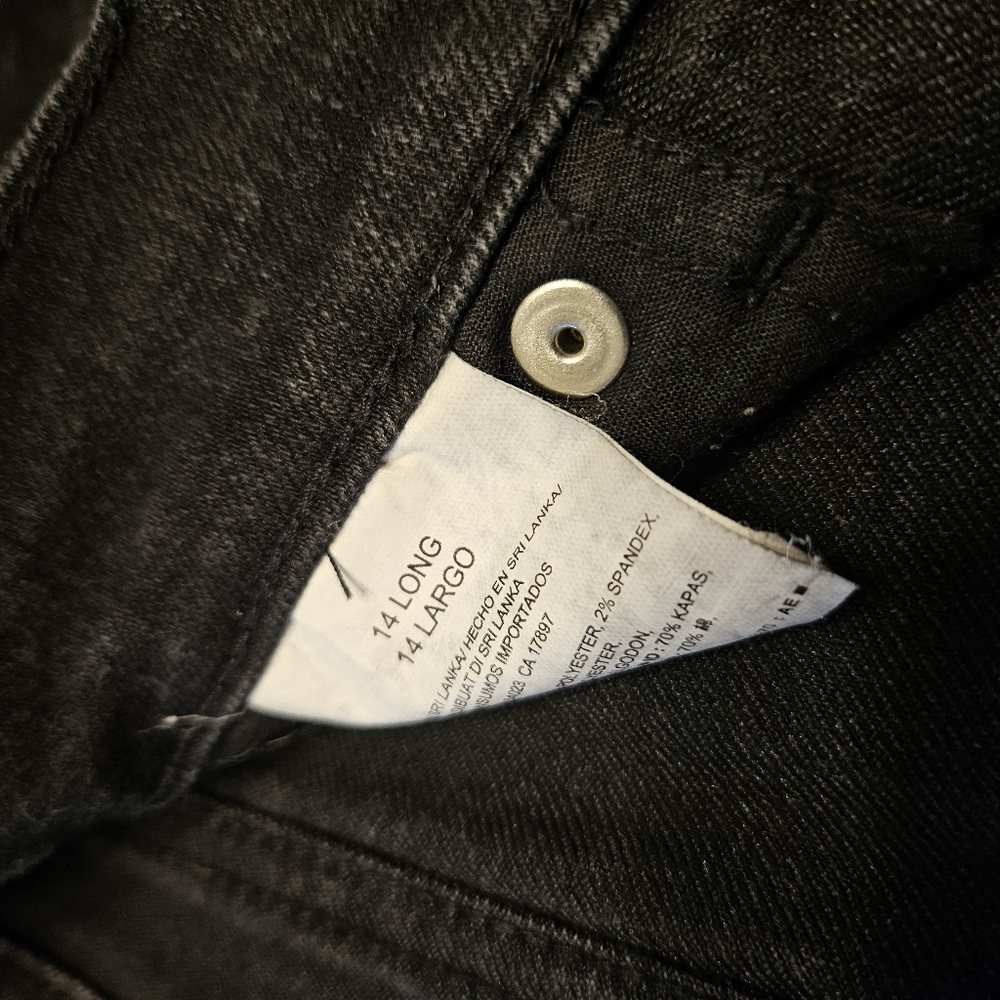 Old navy black curvy jean